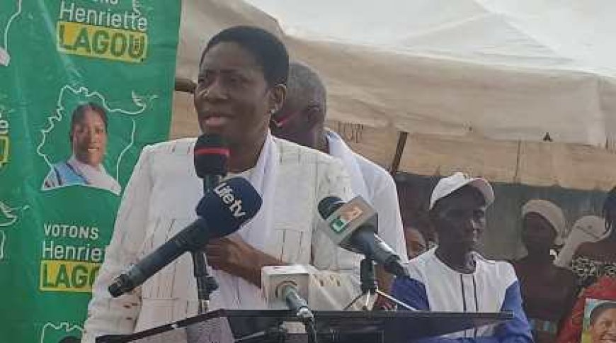 Présidentielle 2025 : En campagne à Bouaké, Henriette Lagou prône la paix et une économie inclusive