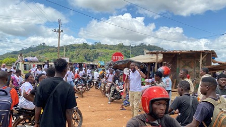 Man / Présidentielle 2025 : Les jeunes d’Agir Ensemble pour Man à moto pour la paix