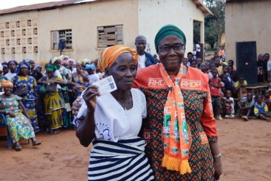 Présidentielle 2025 / Tonkpi Nord : Mahi Clarisse mobilise les femmes pour la victoire d’Alassane Ouattara