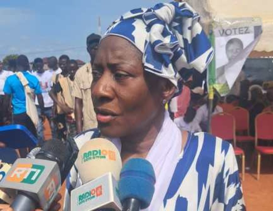 Présidentielle 2025 : Henriette Lagou appelle au vote en faveur d'une femme à Korhogo