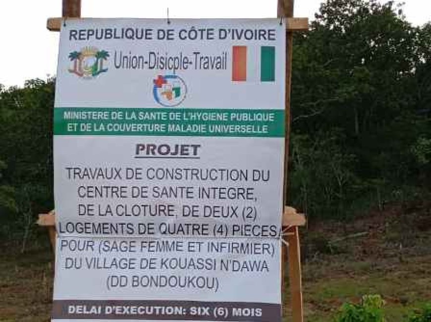 Centre de santé intégré de Kouassi N'dawa : ...Après son lancement par Adjoumani, rien n’a bougé