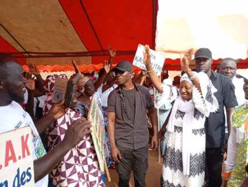 Présidentielle 2025 : À Sorobango, Henriette Lagou déclare sa candidature pour « aider les populations à faire face à la peur et à la pauvreté »