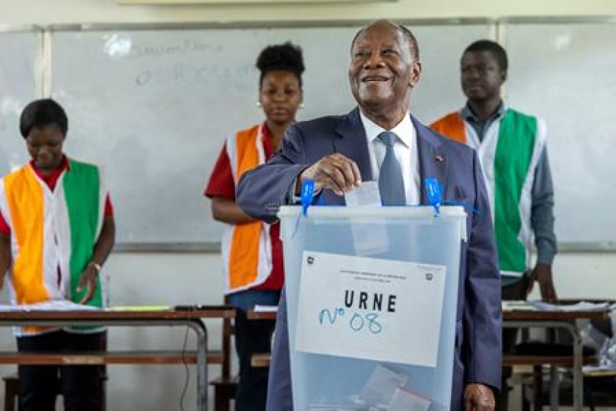 Présidentielle 2025 : Le couple présidentiel a voté à Abidjan