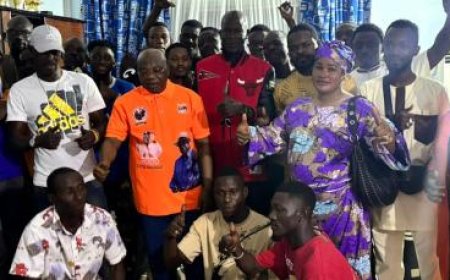Anyama : Les jeunes de l’association MJK apportent leur soutien à la candidature de M. Amidou Sylla pour les législatives