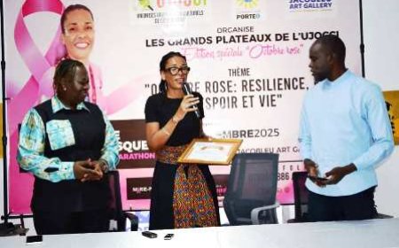 UJOCCI : Marie-Pierre Koudou Bousquet dévoile le secret de la lutte contre le cancer de sein aux Grands Plateaux de l'Ujocci