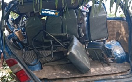 Soumié : Un minicar fait une sortie de route, un décès et 12 blessés