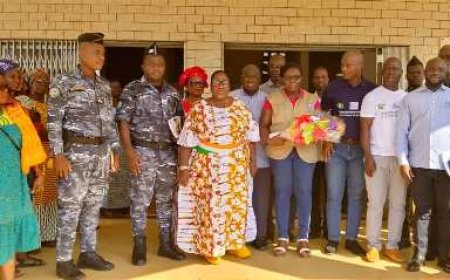 La JICA et le PNUD en mission de travail à Ouragahio