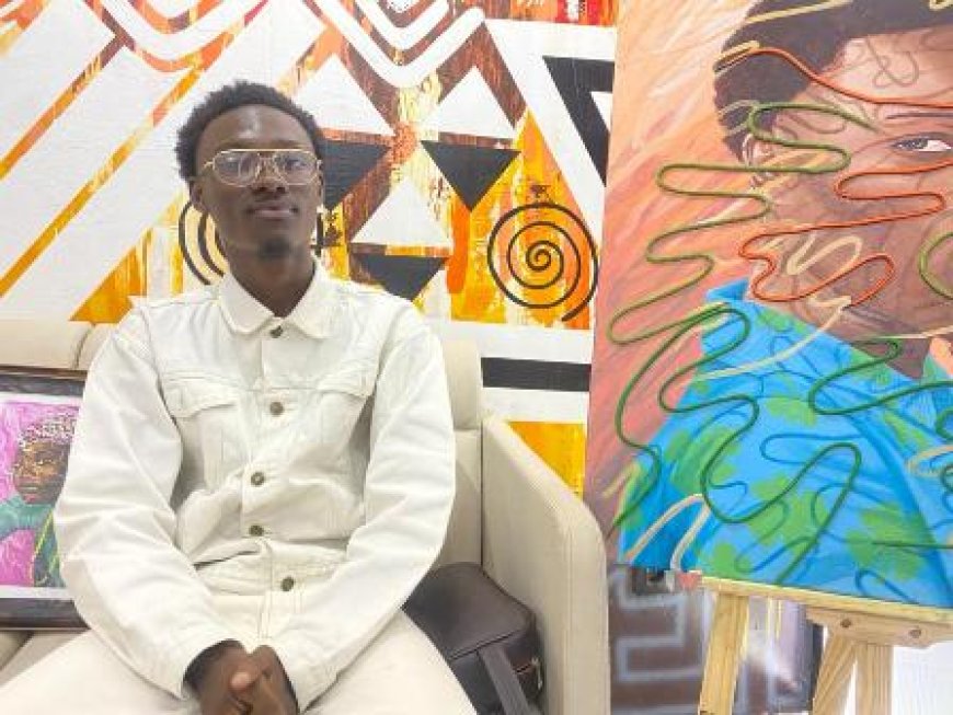 Exposition d'art : Le peintre Asseu révèle son identité à travers " Reflet de soi "