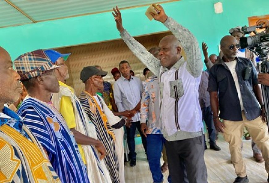 Législatives 2025 : « Je ne viens pas pour le pouvoir, mais pour servir », déclare Alfred Yaké à Gbatogouin