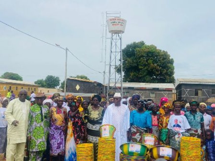 Korhogo / Développement local : AM’S inaugure un château d’eau solaire au village de Kafa