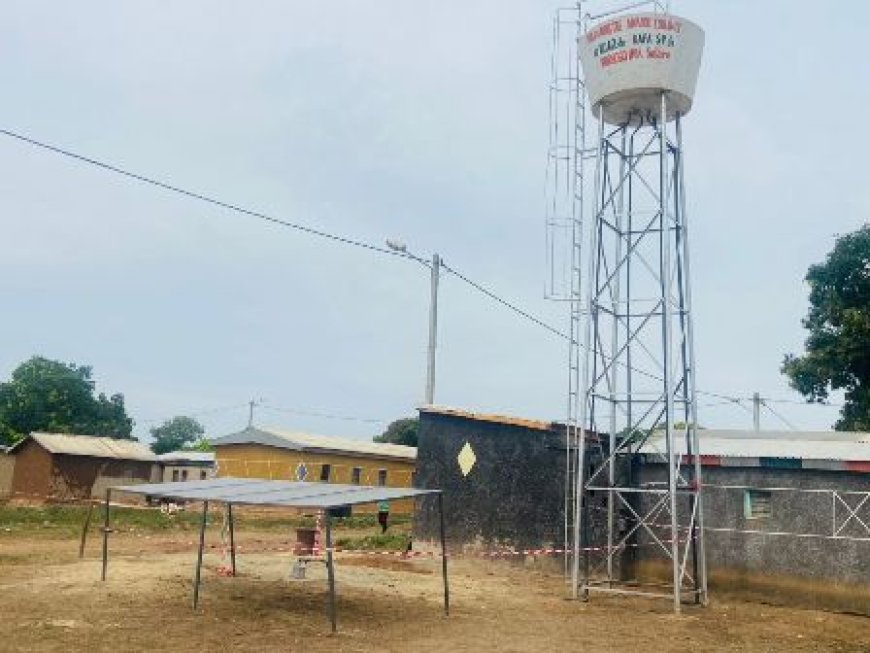 Korhogo / Développement local : AM’S inaugure un château d’eau solaire au village de Kafa