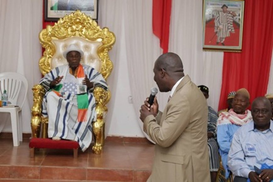 Man Sous-préfecture : Législatives 2025 – Alfred Yaké confie officiellement sa candidature aux chefs traditionnels