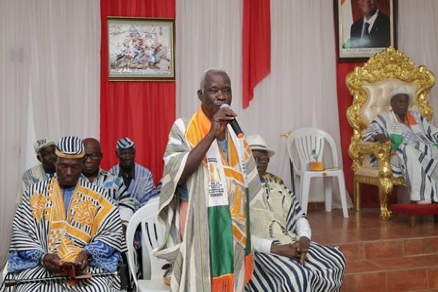 Man Sous-préfecture : Législatives 2025 – Alfred Yaké confie officiellement sa candidature aux chefs traditionnels