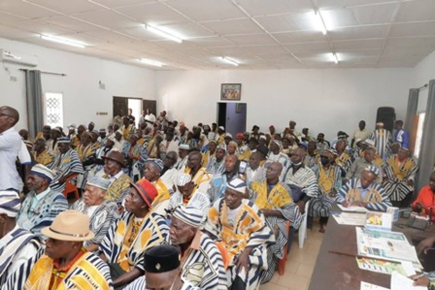 Man Sous-préfecture : Législatives 2025 – Alfred Yaké confie officiellement sa candidature aux chefs traditionnels