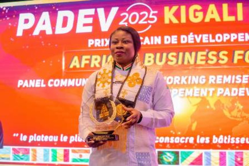 Viviane Kouamé consacrée à Kigali : l’« éléphante du chocolat » primée au PADEV Africa Business Forum