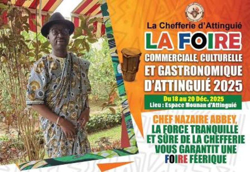 Décembre en fête : Attinguié accueille sa foire commerciale, culturelle et gastronomique