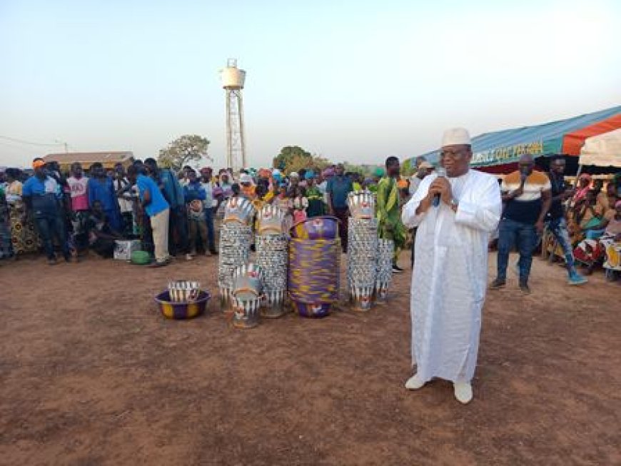 Korhogo / Accès à l’eau potable : Amadou Coulibaly inaugure un forage HVA à Oumbolo