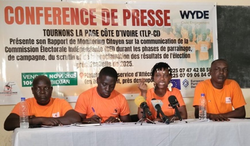 Présidentielle 2025 : Ce que révèle le monitoring citoyen de TLP-CI sur la communication de la CEI