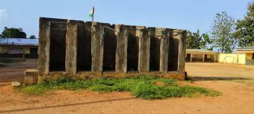 Ouragahio : Les élèves du Groupe scolaire Kpapékou–Kokouézo lancent un appel urgent pour la réhabilitation de leur école