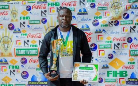 6e édition des Awards Handball : Les meilleurs acteurs de la saison 2025 honorés à Abidjan