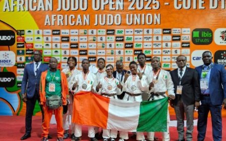 Open international d’Abidjan 2025 : La Côte d’Ivoire signe une édition historique avec 21 médailles