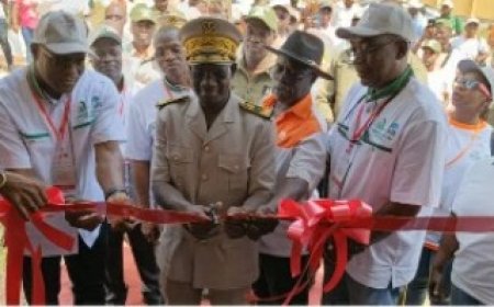 Man : Le centre de conditionnement des semences inauguré