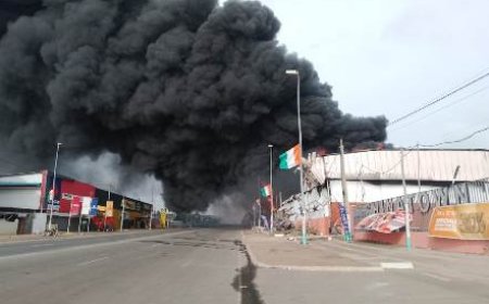 Bouaké : L’incendie de China Town, une perte économique colossale pour la ville