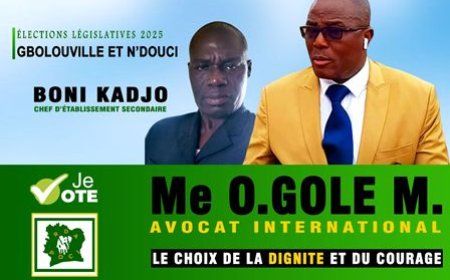 Législatives 2025 : Gbolouville-Ndouci, le PDCI RDA mise sur le droit et l’éducation pour reconquérir l’Assemblée