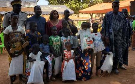 Koni / Fêtes de fin d’année : Le CIPA redonne le sourire aux enfants de la sous-préfecture