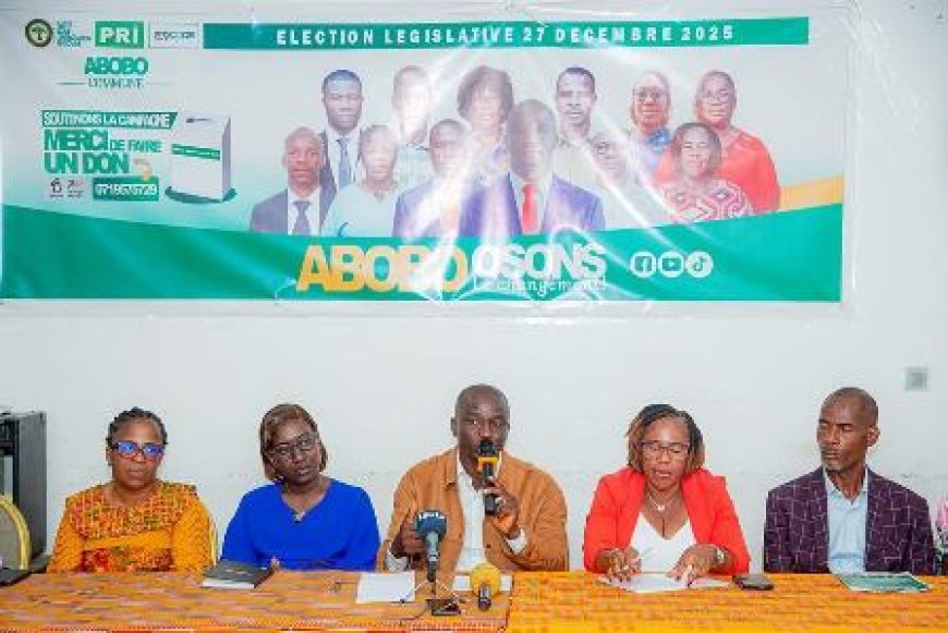 Élection Législatives 2025 : Jacob Coulibaly et sa liste présentent leur vision pour Abobo