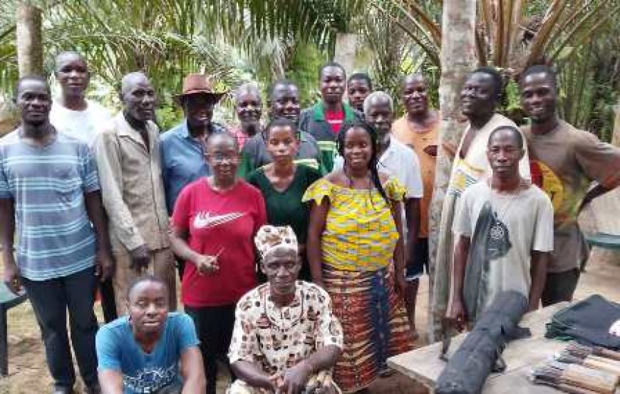 Région de la Nawa / sous-préfecture de Liliyo : La SAPH forme des producteurs d'hévéa de Koméayo à la pratique de la saignée