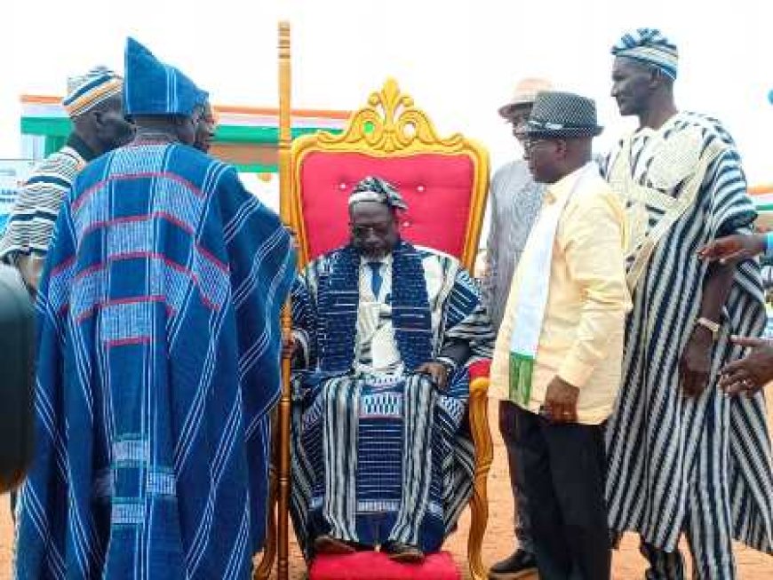 Fadiadougou : Le directeur pays de l’UNICEF intronisé Massa Koné Karamoko