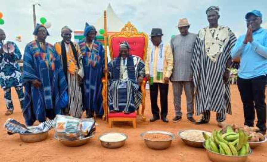 Fadiadougou : Le directeur pays de l’UNICEF intronisé Massa Koné Karamoko