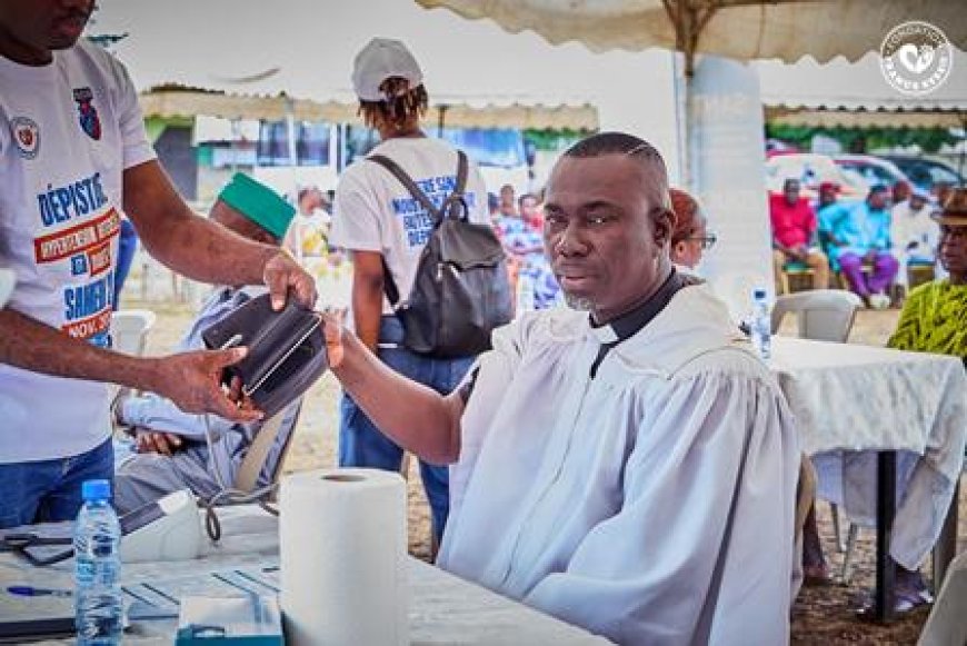 Grand-Lahou : Plus de 500 personnes dépistées gratuitement contre le diabète et l’hypertension grâce à la Fondation Franck Kessié