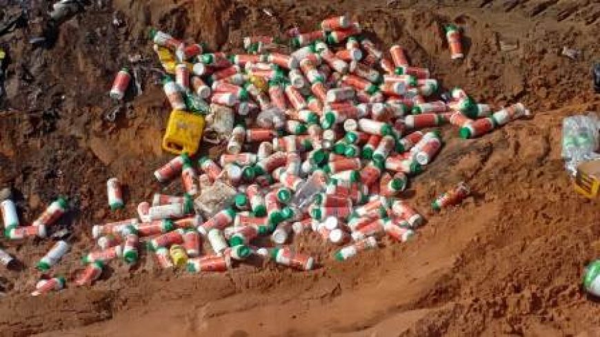 Bouaké : Environ 30 tonnes de produits prohibés incinérés à la décharge communale