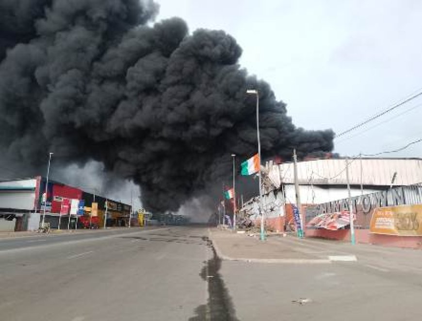 Bouaké : L’incendie de China Town, une perte économique colossale pour la ville