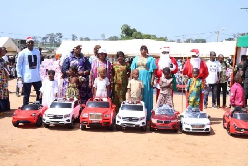 Biankouma / Célébration de Noël : À Sokourala, le couple Vagondo redonne le sourire à 2 065 enfants