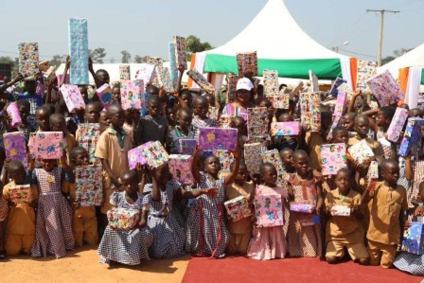 Biankouma / Célébration de Noël : À Sokourala, le couple Vagondo redonne le sourire à 2 065 enfants