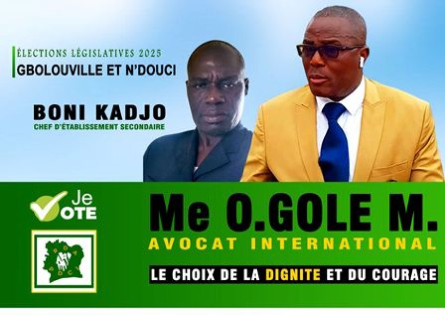 Législatives 2025 : Gbolouville-Ndouci, le PDCI RDA mise sur le droit et l’éducation pour reconquérir l’Assemblée