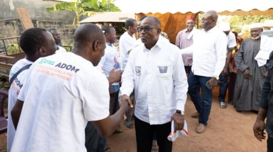 Législatives dans l’Indénié Djuablin : Le Ministre N’Guessan KOFFI à fond pour la victoire des candidats RHDP