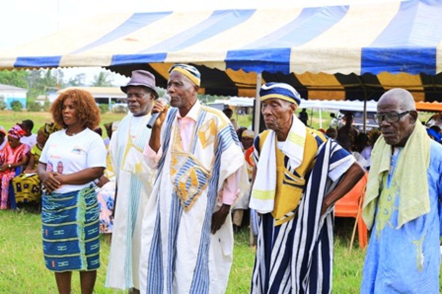 Législatives 2025 à Toulepleu : Anne Ouloto-Lamizana en phase avec les parents de Kah Zion