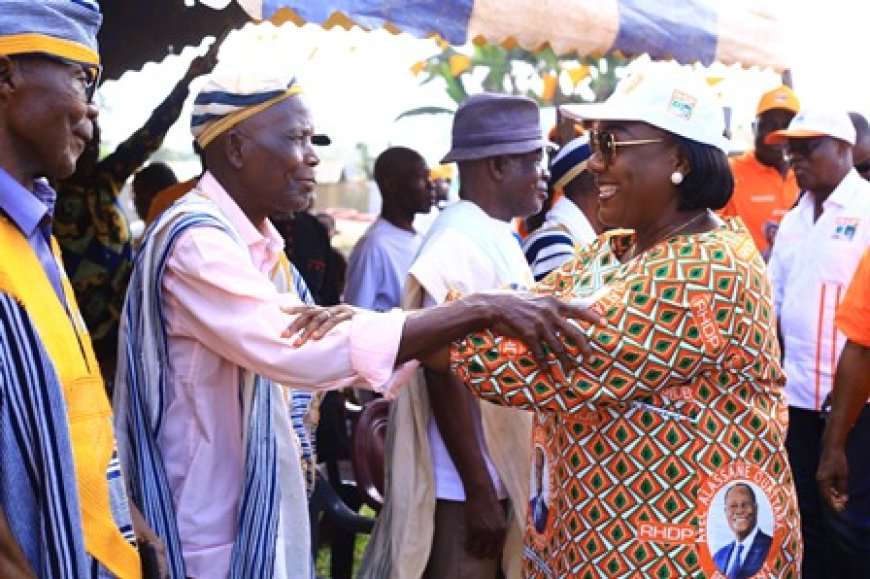 Législatives 2025 à Toulepleu : Anne Ouloto-Lamizana en phase avec les parents de Kah Zion