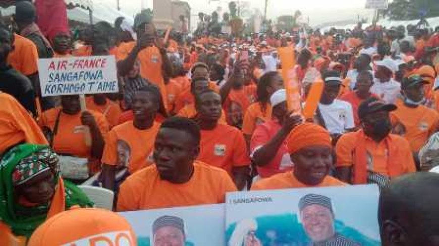 Korhogo – Clôture de la campagne législative : Le RHDP termine en démonstration de force