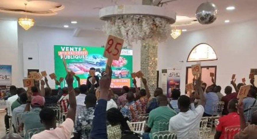 Lutte contre le crime financier: L’AGRAC met aux enchères 124 véhicules et 115 bouteilles de gaz