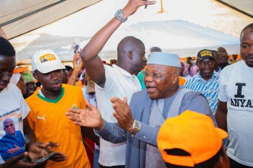 Législatives à Anyama : Liesse populaire au siège du RHDP après la victoire d’Amidou Sylla et Diakité Ibrahima dit Moualim