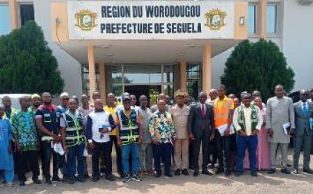 Séguéla : L’autoroute deux fois deux voies en pleine ville, le Préfet appelle à la compréhension de tous