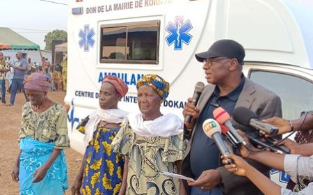 La mairie de Korhogo dote Dokaha et Delafosse d’ambulances