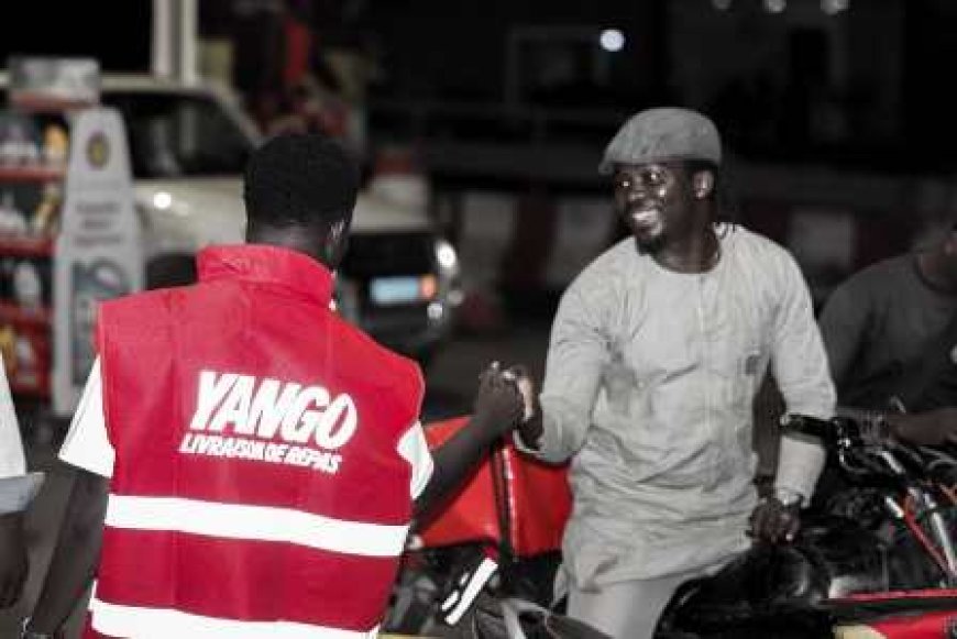 Yango  Food célèbre les fêtes de fin d'année avec ses coursiers partenaires