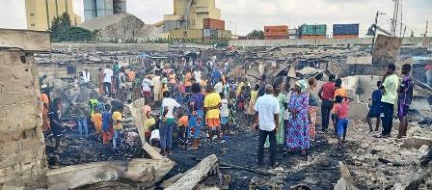 Incendie ravageur à Vridi Canal : Une trentaine de maisons réduites en cendres dans la nuit