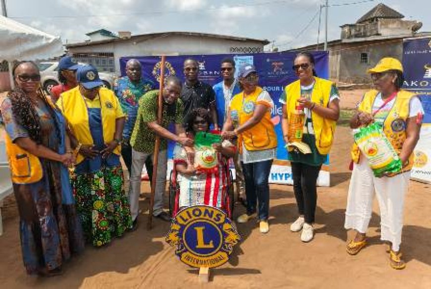 Le Lions Club et le Leo Club au secours des plus démunis